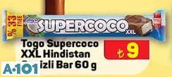 TOGO SUPERCOCO XXL HİNDİSTAN CEVİZLİ BAR 60 G
